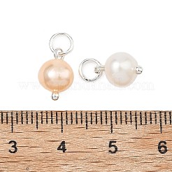 Natural Cultured Freshwater Pearl Pendants&nbsp;PALLOY-JF05587-02