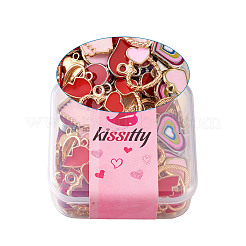 Alloy Enamel Pendants&nbsp;PALLOY-KS0002-04