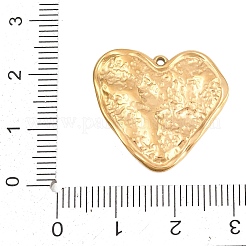 Textured 304 Stainless Steel Pendants&nbsp;STAS-D264-06G-G