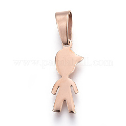 Ion Plating(IP) 304 Stainless Steel Pendants&nbsp;STAS-I096-13RG