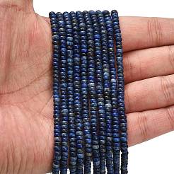 Natural Lapis Lazuli Beads Strands&nbsp;G-L635-A33-4x2mm-01