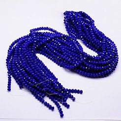 Imitation Jade Glass Bead Strands&nbsp;X-GLAA-F001-3x2mm-01