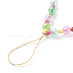 Word LOVE Acrylic Mobile Straps&nbsp;HJEW-YW0001-04