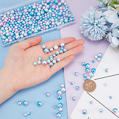 3 Sets 3 Styles Plastic Imitation Pearl Beads&nbsp;FIND-PH0020-95