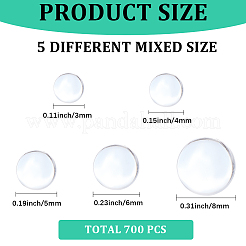 Acrylic Cabochons&nbsp;DIY-WH20053-60