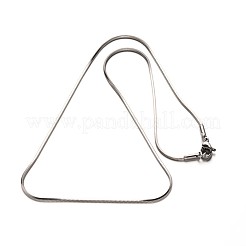 Tarnish Resistant 304 Stainless Steel Herringbone Chain Necklaces&nbsp;NJEW-N0047-08