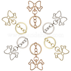 18Pcs 3 Colors Alloy Keychain Clasps&nbsp;KEYC-SC0001-75B