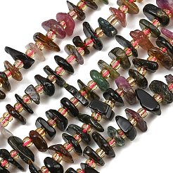 Natural Multicolor Tourmaline Beads Strands&nbsp;GG-CBA3A44-B13-01