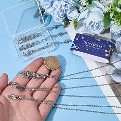2 Bags 304 Stainless Steel Macrame Pouch Necklace Making for Gemstone Nuggets&nbsp;NJEW-SC0001-86