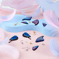 DIY Butterfly Wing Drop Earring Making Kit&nbsp;DIY-FW0001-20