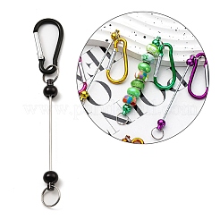 5Pcs 5 Colors Aluminum Climbing Carabiners&nbsp;AJEW-YW0001-21