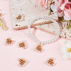 8Pcs Shell Pearl Beaded Pendants&nbsp;FIND-BBC0002-72