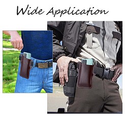 2Pcs PU Leather Mobile Phone Belt Pouch&nbsp;AJEW-GF0005-26A