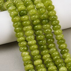 Dyed Natural White Jade Beads Strands&nbsp;G-G107-A40-01