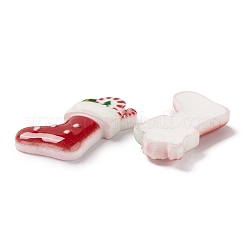 Christmas Themed Opaque Resin Cabochons&nbsp;CRES-P022-04
