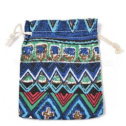 Polycotton(Polyester Cotton) Packing Pouches Drawstring Bags&nbsp;ABAG-T006-A23