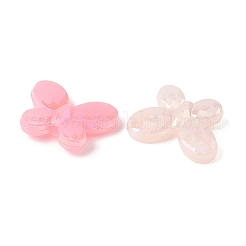UV Plating Opaque Acrylic Beads&nbsp;OACR-G058-13B