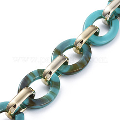 Handmade CCB Plastic Cable Chains&nbsp;AJEW-JB00682-02