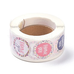 Round PVC Self-Adhesive Paper Stickers&nbsp;DIY-XCP0001-50