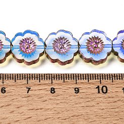 Electroplated Transparent Glass Beads Strands&nbsp;GL-CBA98F0-05E