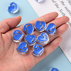Transparent Enamel Acrylic Beads&nbsp;TACR-S155-004K