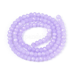 Baking Paint Imitation Jade Glass Bead Strands&nbsp;X-DGLA-A034-J2MM-A50