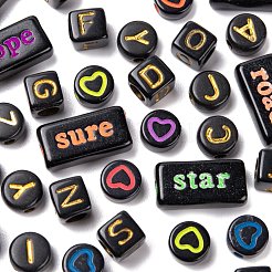 490Pcs Opaque & Craft Style Acrylic Beads&nbsp;SACR-FS0001-03