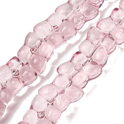 Transparent Glass Beads Strands&nbsp;GL-CBAAE04-01