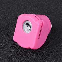 Random Single Color or Random Mixed Color Mini Plastic Craft Paper Punch Sets for Scrapbooking & Paper Crafts&nbsp;AJEW-L051-03