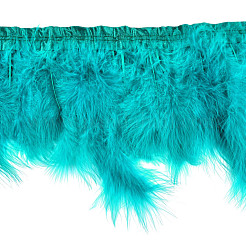 Turkey Feather Fringe Trimming&nbsp;FIND-T037-03F