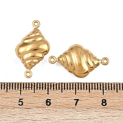 304 Stainless Steel Connector Charms&nbsp;STAS-L297-14G