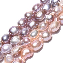 Natural Cultured Freshwater Pearl Beads Strands&nbsp;PEAR-N014-08D-02