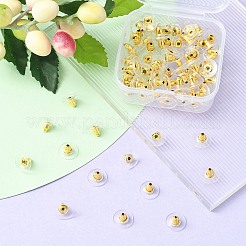 100Pcs Iron Ear Nuts&nbsp;KK-YW0002-09