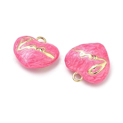 Brass Enamel Pendants&nbsp;KK-H259-10G-01