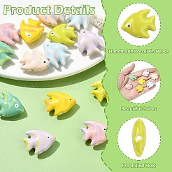 Handmade Porcelain Beads&nbsp;PORC-CJZ0001-02A