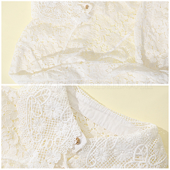 Detachable Cotton Lady's False Collars&nbsp;AJEW-WH0554-30B