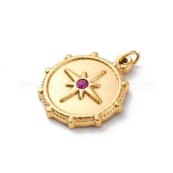 304 Stainless Steel Rhinestone Pendants&nbsp;STAS-I331-01G