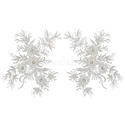 Polyester Acrylic Rhinestones Applique embroidery ABS Sequins&nbsp;FIND-WH20019-165A-01