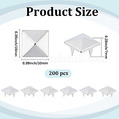 200Pcs Iron Studs Rivets&nbsp;IFIN-GF0001-63P