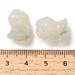 Natural Jade Carved Beads&nbsp;G-P550-14D