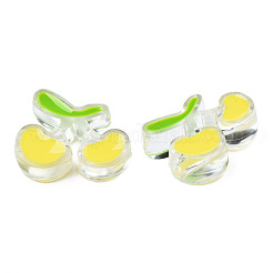 Transparent Acrylic Enamel Beads&nbsp;TACR-N012-006G