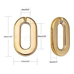 UV Plating Acrylic Linking Rings&nbsp;OACR-N009-002A-B04