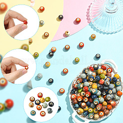 180Pcs 12 Colors Handmade Porcelain Beads&nbsp;PORC-SC0001-21B