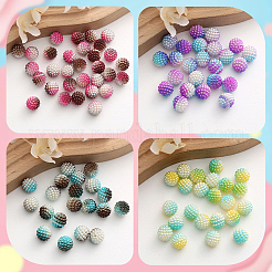 240Pcs 8 Colors Imitation Pearl Acrylic Beads&nbsp;OACR-PA0001-62
