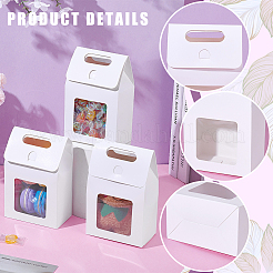 Rectangle Cardboard Fold Gift Box&nbsp;CON-WH0089-116A