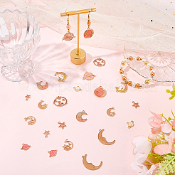 24Pcs 12 Styles Alloy Enamel Charms&nbsp;ENAM-BM0001-49