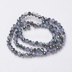 Electroplate Glass Beads Strands&nbsp;EGLA-A034-J3mm-Q05