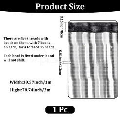 Polyester & Plastic Pearl Door String Curtain&nbsp;AJEW-WH20128-053A