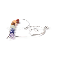 Natural Gemstone Beaded Big Pendants&nbsp;PALLOY-JF01592