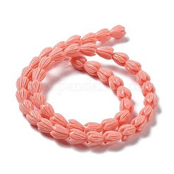 Synthetic Coral Beads Strands&nbsp;G-Q1007-01C-02